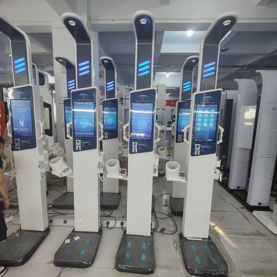 Интеллектуальный аппарат для проверки здоровья 19 дюймов Android BMI Киоск с дополнительными функциями