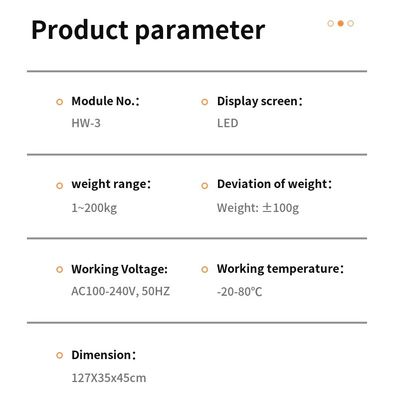 AC100-240V рабочее напряжение Цифровая монета взвешивает весы с диапазоном веса 8-200 кг