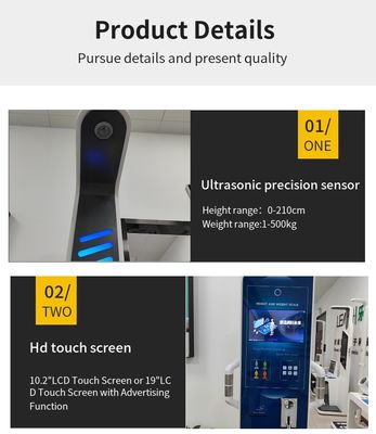 Дисплей с сенсорным экраном 19&quot; LCD HD Профессиональная больница Медицинский рост и вес