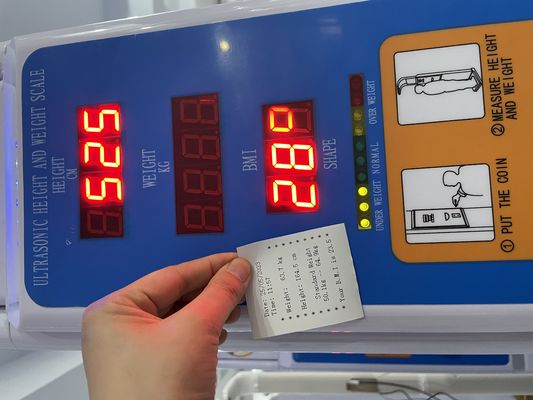 500 кг 200 кг Ультразвуковая монета Операционный вес и высота шкалы ИМТ ИМТ Продажа аптеки баланс