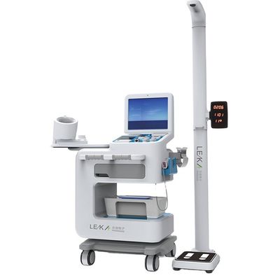 LEKA Body Fat Scale Ultimate Health Kiosk для быстрой диагностики и 15-дюймового ЖК-дисплея