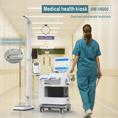 LEKA Body Fat Scale Ultimate Health Kiosk для быстрой диагностики и 15-дюймового ЖК-дисплея