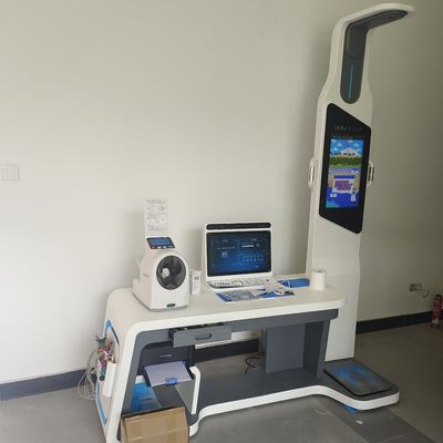 HW-V7000 Киоск медицинского осмотра здоровья Интеллектуальная проверка всего тела Физический осмотр