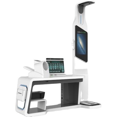 Телемедицинский киоск HW-V7000 ABS и нержавеющая сталь для всестороннего медицинского осмотра