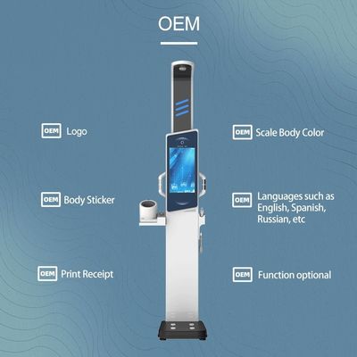 19 дюймовый Android Health Kiosk Steel Health Center ИМТ-машина с анализатором жира