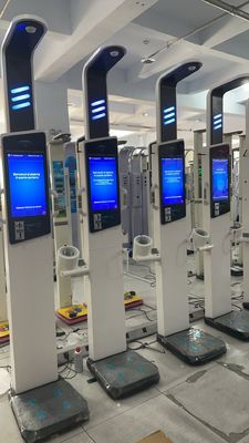 19 дюймовый Android Health Kiosk Steel Health Center ИМТ-машина с анализатором жира