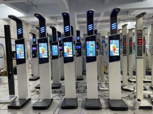 19 дюймовый Android Health Kiosk Steel Health Center ИМТ-машина с анализатором жира