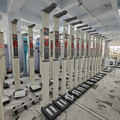 Синяя HW-700 200 кг электронная весы с колесами удобная и удобная для пользователя