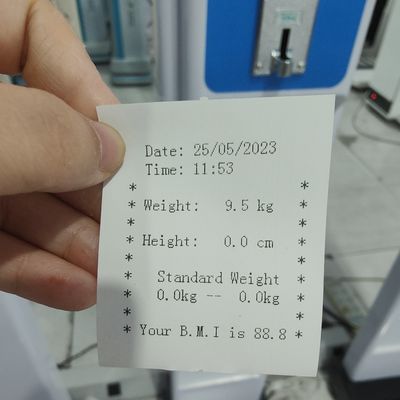 Монетный киоск с цифровой шкалой ИМТ и распечатками G.W. 45 кг RS-232